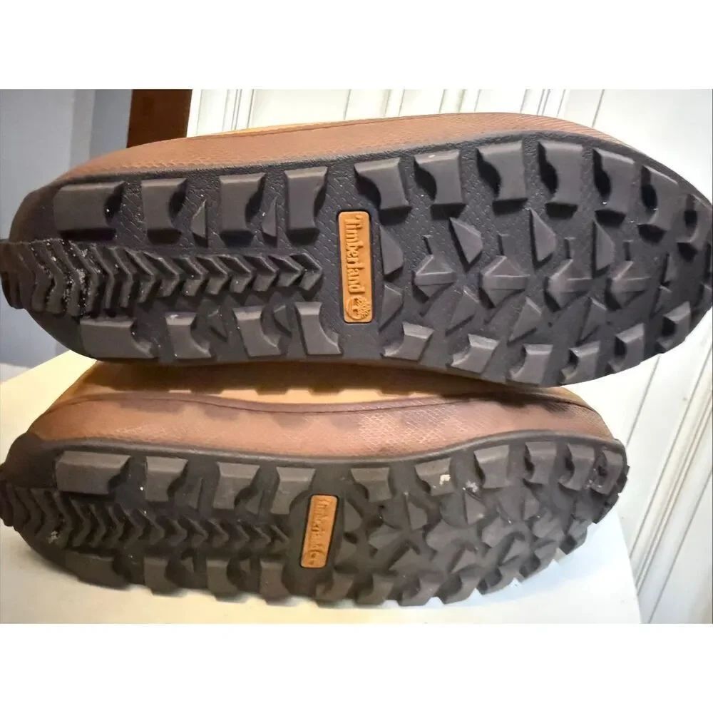 Timberland Women's Mukluk Thermolite Leather Pull On Waterproof Snow Boots Tan 8 - Picture 13 of 14